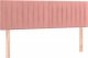 vidaXL vidaXL Łóżko kontynentalne z materacem i LED, różowy aksamit 140x190cm 7