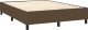vidaXL vidaXL Łóżko kontynentalne z materacem, brązowe, 140x200 cm, tkanina 5