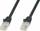 Techly Techly Patch cord Cat5e UTP 0,25m czarny 1