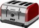 Toster Morphy Richards na 4 kromki czerwony 1800W 1