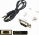 Adapter AV SwiatKabli Adapter KONWERTER obrazu sygnału z HDMI na do VGA męskie 1