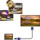 Adapter AV SwiatKabli Adapter KONWERTER obrazu sygnału z HDMI męskie na VGA żeńskie AUDIO jack 7