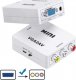 Adapter AV SwiatKabli Konwerter obrazu z VGA + jack 3,5mm na AV RCA Chinch 1