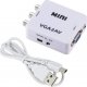 Adapter AV SwiatKabli Konwerter obrazu z VGA + jack 3,5mm na AV RCA Chinch 5