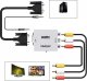 Adapter AV SwiatKabli Konwerter obrazu z VGA + jack 3,5mm na AV RCA Chinch 7