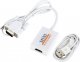 Adapter AV SwiatKabli Konwerter obrazu z VGA + audio jack 3,5mm do HDMI 2