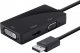 Adapter AV SwiatKabli Konwerter z DP DisplayPort na DVI HDMI VGA 4