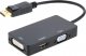 Adapter AV SwiatKabli Konwerter z DP DisplayPort na DVI HDMI VGA 5