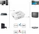 Adapter AV SwiatKabli Adapter KONWERTER obrazu sygnału z AV 3x RCA Chinch na HDMI 8