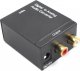 Adapter AV SwiatKabli Konwerter dźwięku cyfrowego Coaxial TOSLINK do analogowego 2 x RCA stereo 5