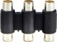 Adapter AV SwiatKabli Przejściówka / adapter / złączka 3x RCA Chinch żeńskie do 3x RCA Chinch żeńskie 1