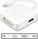 Adapter AV SwiatKabli Adapter mini DP DisplayPort na VGA / DVI / HDMI 1