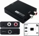 Adapter AV SwiatKabli TOSLINK Coaxial na analog L/R + jack 3,5mm KONWERTER 192KHz DAC 1