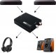 Adapter AV SwiatKabli TOSLINK Coaxial na analog L/R + jack 3,5mm KONWERTER 192KHz DAC 5