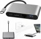 HUB USB iLogic HUB USB-C HDMI Adapter 3.0 4K RJ45 Rozdzielacz PRO 5