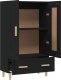 vidaXL Wysoka szafka, czarna, 70x31x115 cm, materiał drewnopochodny 7