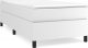 vidaXL Łóżko kontynentalne, białe, 100x200 cm, obite sztuczną skórą 2