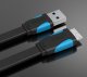 Kabel USB Vention USB-A - microUSB 1.5 m Czarny (VAS-A12-B150) 2