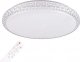 Lampa sufitowa Polux Plafon LAMPA sufitowa IRINA 310767 Polux glamour OPRAWA okrągła LED 36W 2700-6500K z efektem gwiazd biały 3