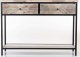 Art-Pol Konsola drewniana barek Loft z 2 szufladami 8