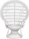Beliani Fotel paw rattanowy biały EMMANUELLE! 4