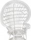 Beliani Fotel paw rattanowy biały EMMANUELLE! 7