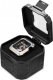 Kingxbar Kingxbar CYF140 2w1 pancerne etui Apple Watch SE, 6, 5, 4 (44 mm) ze stali nierdzewnej z paskiem czarne 3