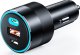 Ładowarka Choetech Choetech szybka ładowarka samochodowa 130W 2xUSB-C + USB-A czarny (TC0011) 1