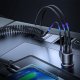 Ładowarka Joyroom Ładowarka samochodowa Joyroom 3w1 + kabel USB-C 1.5m 17W czarny (JR-CL24) 2