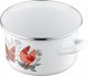 Emalia Pleszew Garnek emaliowany Emalia Polska Pleszew Rubinka 18 cm 2,6 l 1