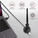 HUB USB Axagon AXAGON HUE-P1AL 4x USB 3.2 Gen 1, runder Hub, 1,2 m USB-A Kabel 3