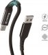 Kabel USB Crong USB-A - USB-C 0.25 m Czarny (CRG565) 5
