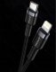 Kabel USB Feegar USB-C - Lightning 1 m Czarny (5904610880203) 2