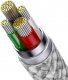 Kabel USB Baseus USB-A - microUSB + Lightning 1.2 m Biały (BSU3940) 13