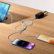 Kabel USB Baseus USB-A - microUSB + Lightning 1.2 m Biały (BSU3940) 17