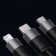 Kabel USB Baseus USB-A - microUSB + Lightning 1.2 m Biały (BSU3940) 5