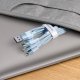 Kabel USB Baseus USB-A - microUSB + Lightning 1.2 m Biały (BSU3940) 6