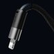 Kabel USB Baseus USB-A - microUSB + Lightning 1.2 m Biały (BSU3940) 7