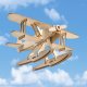 Little-Story Little Story Drewniane Puzzle Model 3D - Samolot 3