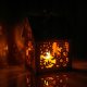 Techrebal LAMPION ADWENTOWY DREWNIANY DOMEK MAŁY RORATY LED 2