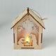 Techrebal LAMPION ADWENTOWY DREWNIANY RORATY ŚWIĘTA LED 6
