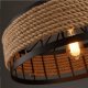 Lampa wisząca Modi Home Lampa sufitowa z liny konopnej -średnica 30cm 6