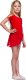 RENNWEAR Body treningowe gimnastyczne z krótkim rękawem B100K czerwony 140 cm 4