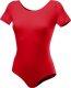 RENNWEAR Body treningowe gimnastyczne z krótkim rękawem B100K czerwony 140 cm 7