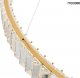 Lampa wisząca Moosee Wisząca lampa glamour Liberty LED 62,6W 3000K kaskada złota 8