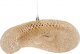 Lampa wisząca Beliani Lampa wisząca bambusowa jasne drewno BOYNE duża! 3
