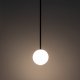 Lampa wisząca Nowodvorski Stylowa lampa wisząca Kier 10307 kula biała czarna 2