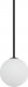 Lampa wisząca Nowodvorski Stylowa lampa wisząca Kier 10307 kula biała czarna 3