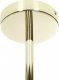 Lampa wisząca Beliani Lampa wisząca 10-punktowa metalowa złota RAMIS 7