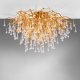 Lampa sufitowa Paul Neuhaus Sufitowa lampa nowoczesna Icicle do przedpokoju mosiądz 1